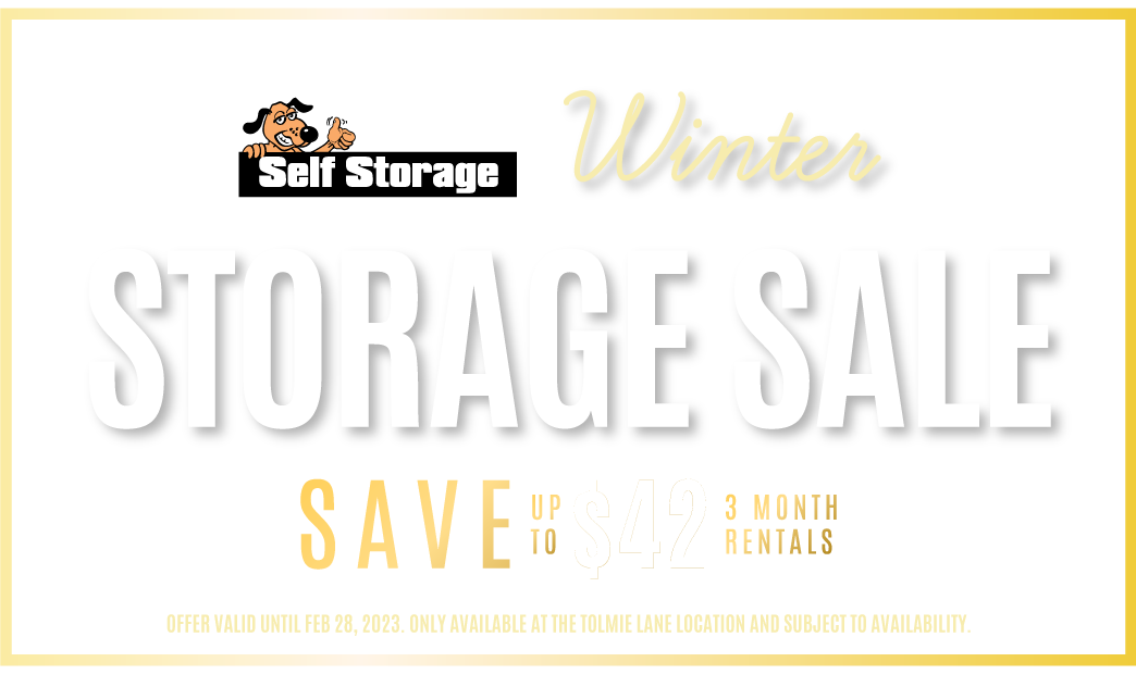 Winter Storage Sale